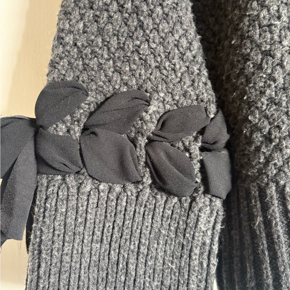 Club Monaco Charcoal Sweater with Ribbon Accents - Picture 4 of 6